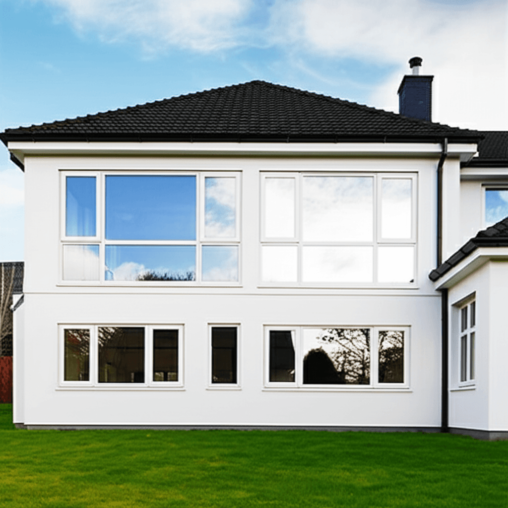 Ranch home with old weathered windows